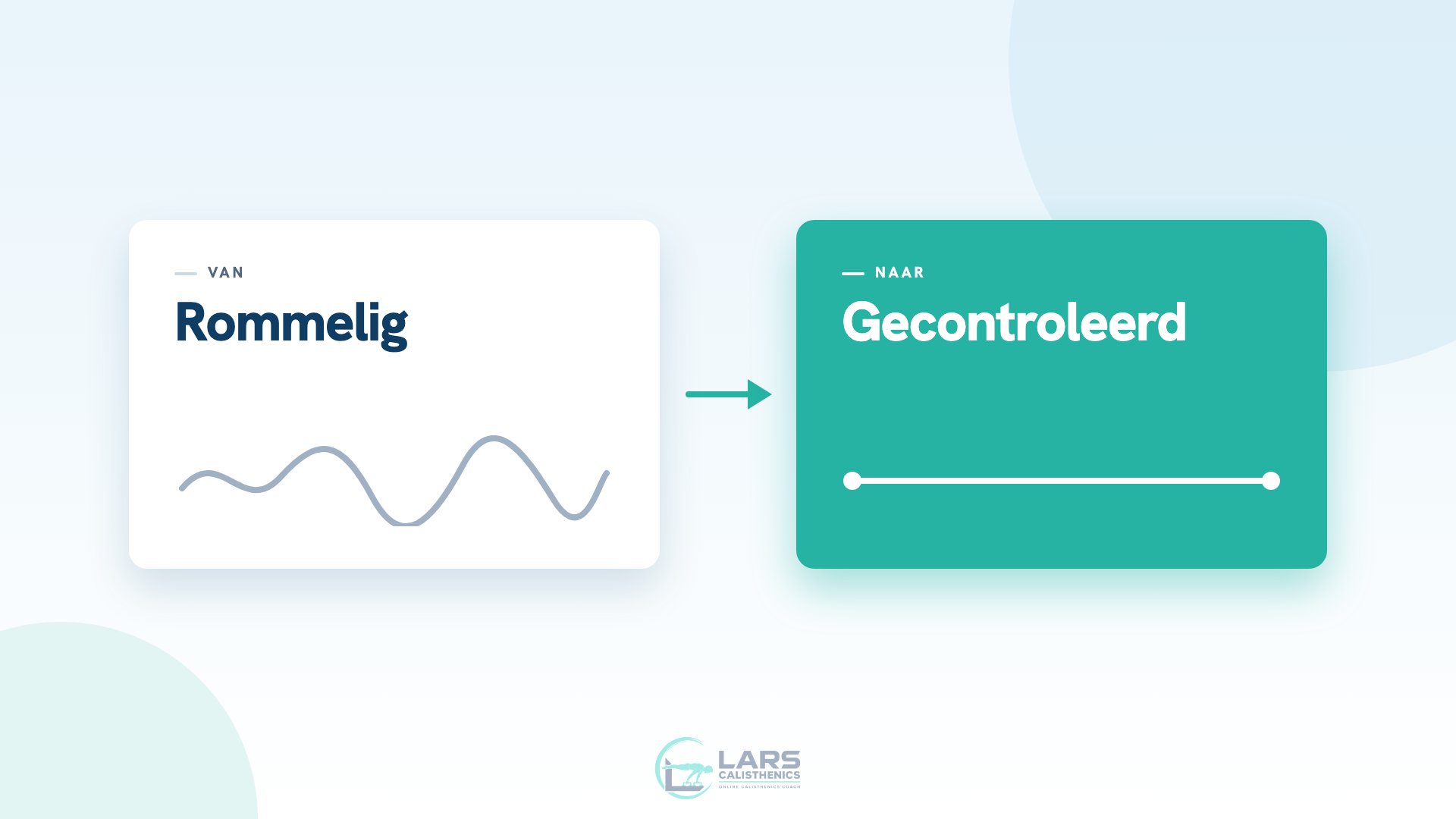 Van rommelig naar gecontroleerd